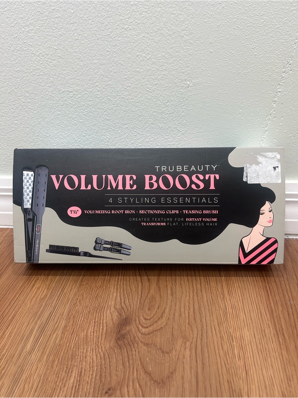 Volume Boost Styling Essentials Set - Pink & Black